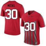 NCAA Ohio State Buckeyes Men's #30 Demario McCall Throwback Nike Football College Jersey FZA3045JJ